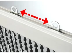 Kobolo Türvorhang Perlenvorhang Dekorationsvorhang NERO 72 Stränge 90x200cm