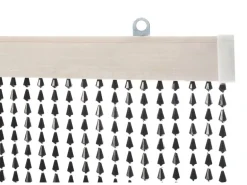 Kobolo Türvorhang Perlenvorhang Dekorationsvorhang NERO 72 Stränge 90x200cm