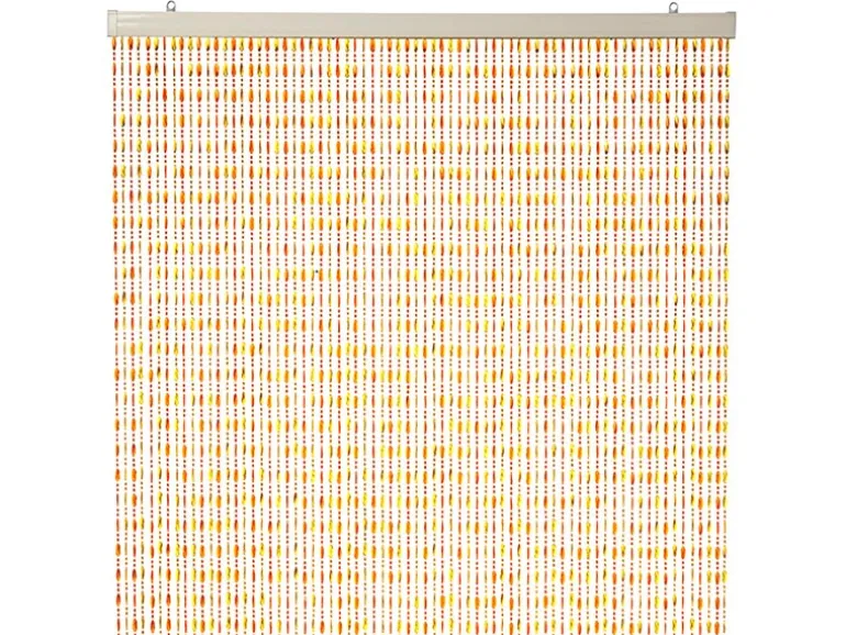 Kobolo Türvorhang Perlenvorhang Dekovorhang ORANGE 72 Stränge 90x200 cm