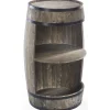 Kobolo Weinregal Bar Spirituosenschrank Anrichte Barregal FASS Braun 48x81 cm