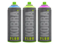 Kobra DIY Fluo Buntlack Spray 400ml Flour Neongelb Matt