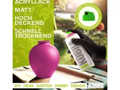 Kobra LP Buntlack Spray 400ml Telemagenta Pink Matt