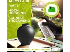 Kobra LP Buntlack Spray 400ml Anthrazitgrau Matt