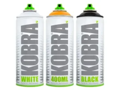Kobra LP Buntlack Spray 400ml Schwarz Matt