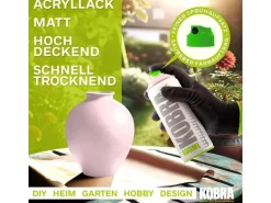 Kobra LP Buntlack Spray Pastell 400ml Rosepink Matt