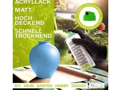 Kobra LP Buntlack Spray Pastell 400ml Eisblau Matt