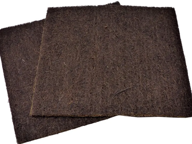 Kokosfaser Rückwand für Terrarien 40 cm x 40 cm - Braun - 2er Set