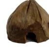 Kokoshöhle Versteck für Schlangen, Insekten, Spinnen und Nager - quer halb