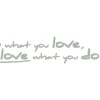 Komar Deko-Sticker Do What You Love 14 cm x 70 cm