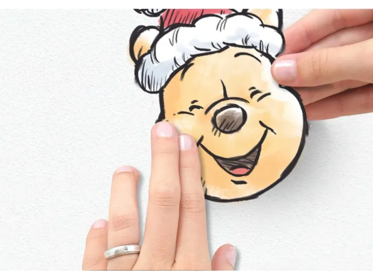 Komar Deko-Sticker Winnie Pooh Christmas 50 cm x 70 cm