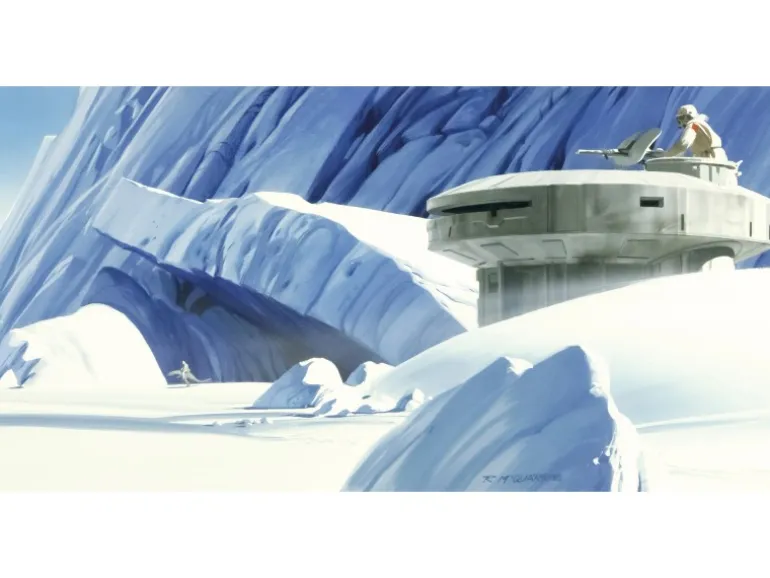 Komar Fototapete Vlies Star Wars Classic RMQ Hoth Echo Base 500 x 250 cm