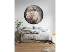 Komar Vlies Fototapete Flemish Flowers Selbstklebend Ø 125 cm