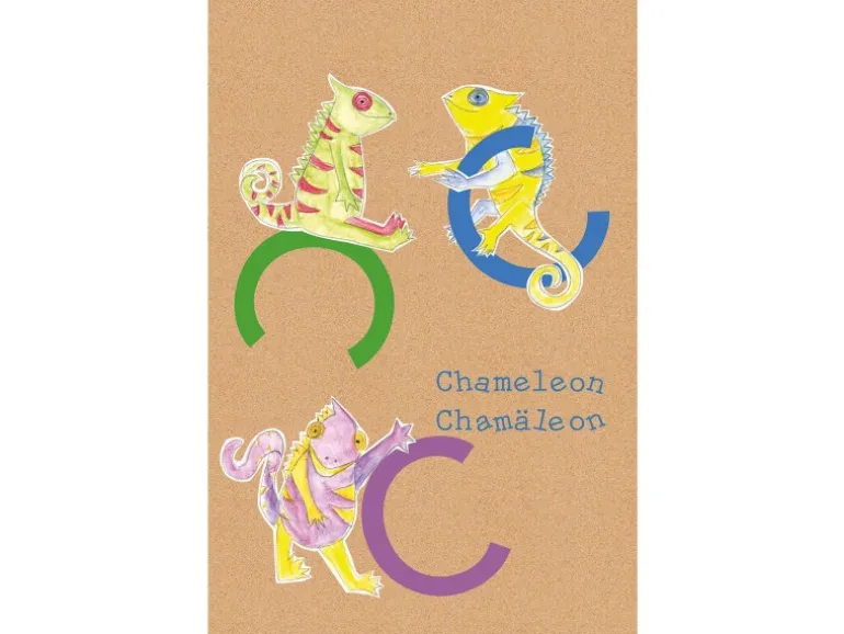 Komar Wandbild ABC Animal C 50 x 70 cm