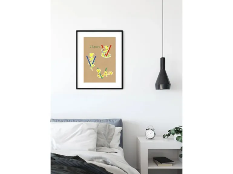 Komar Wandbild ABC Animal V 40 x 50 cm
