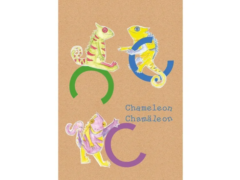 Komar Wandbild ABC Animal C 30 x 40 cm