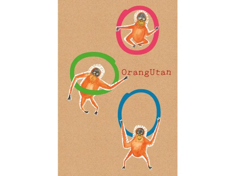 Komar Wandbild ABC Animal O 50 x 70 cm