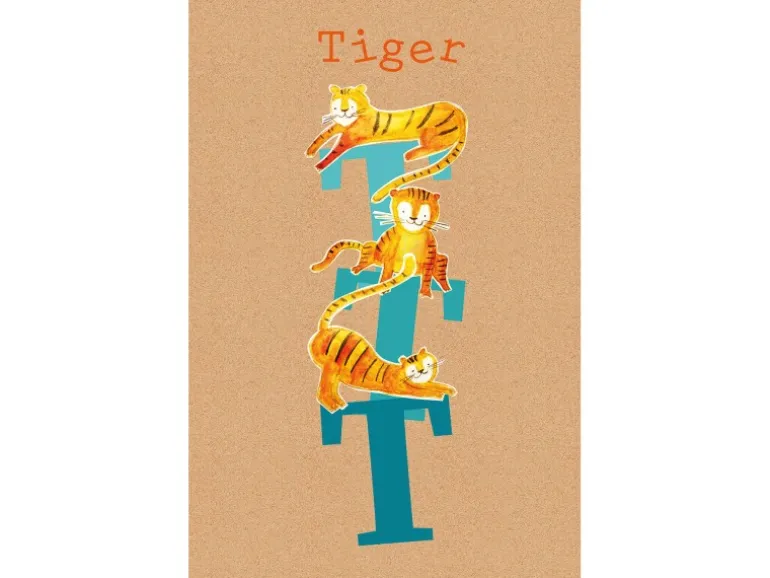 Komar Wandbild ABC Animal T 50 x 70 cm
