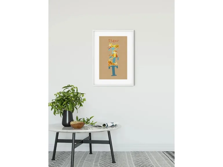 Komar Wandbild ABC Animal T 50 x 70 cm