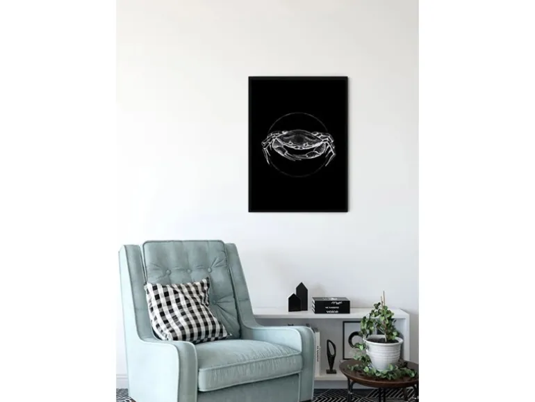 Komar Wandbild Crab Black 30 x 40 cm