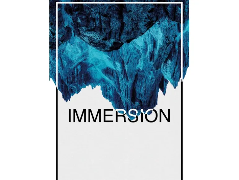 Komar Wandbild Immersion Blue 50 x 70 cm