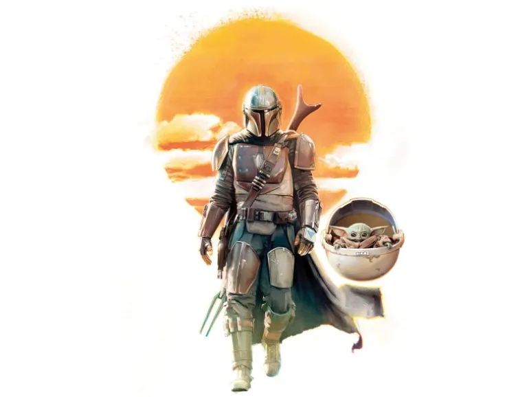 Komar Wandbild Mandalorian The Child Family Trip 40 cm x 50 cm