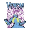 Komar Wandbild Marvel Venom Colourful Scream 50 cm x 70 cm Blau