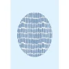 Komar Wandbild Shelly Blue 50 x 70 cm