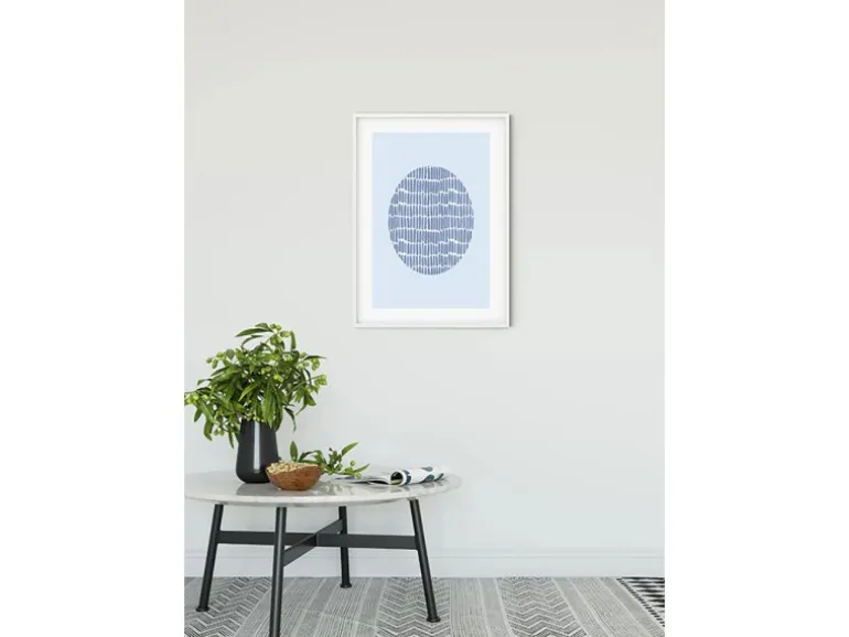 Komar Wandbild Shelly Blue 50 x 70 cm