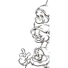 Komar Wandbild Snow White Dwarfs 30 x 40 cm