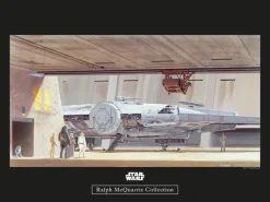 Komar Wandbild Star Wars Hangar 40 x 30 cm