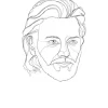 Komar Wandbild Star Wars Obi Wan 40 x 50 cm