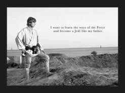 Komar Wandbild Star Wars Quote 40 x 30 cm