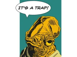 Komar Wandbild Star Wars Ackbar 30 x 40 cm