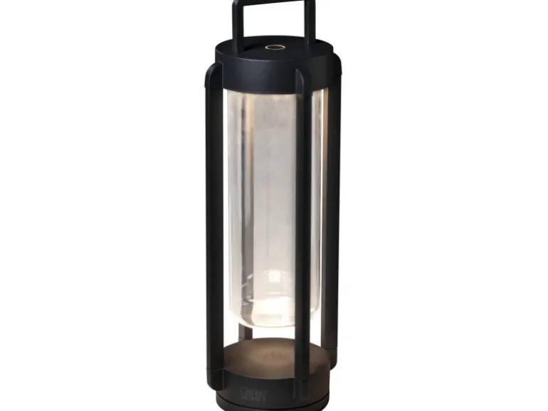 Konstsmide LED-Laterne Otranto Schwarz 44 cm x 15 cm x 15 cm