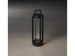 Konstsmide LED-Laterne Otranto Schwarz 44 cm x 15 cm x 15 cm