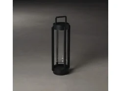 Konstsmide LED-Laterne Otranto Schwarz 44 cm x 15 cm x 15 cm