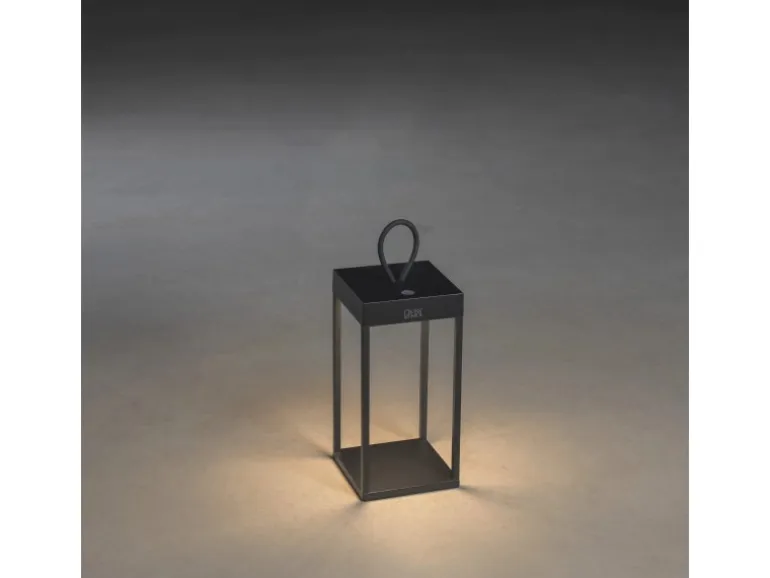 Konstsmide LED-Laterne Ravello Schwarz 30 cm x 15 cm x 15 cm
