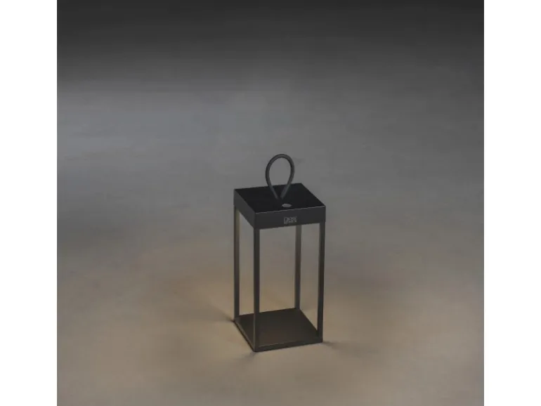 Konstsmide LED-Laterne Ravello Schwarz 30 cm x 15 cm x 15 cm