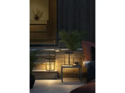 Konstsmide LED-Laterne Ravello Schwarz 30 cm x 15 cm x 15 cm