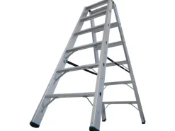 Krause Doppelleiter Stabilo 2 x 6 Stufen 225 kg