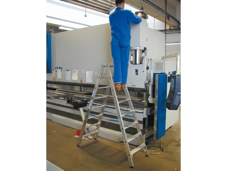 Krause Doppelleiter Stabilo 2 x 8 Stufen 190 cm x 60 cm x 160 cm