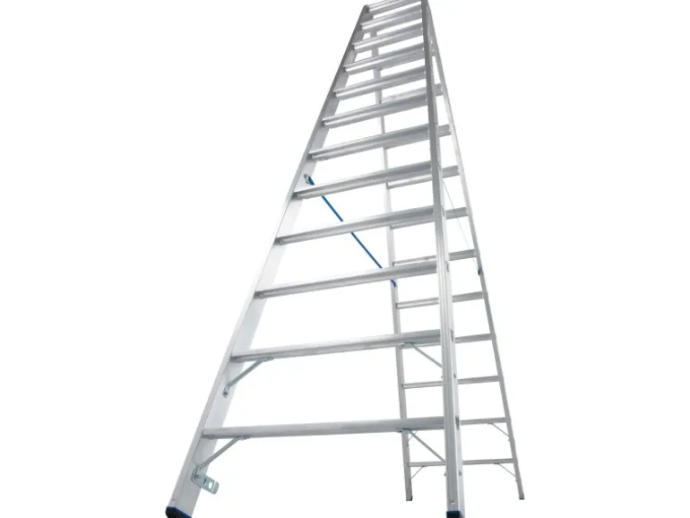 Krause Doppelleiter Stabilo 2 x 12 Stufen 280 cm x 75 cm x 235 cm