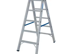 Krause Doppelleiter Stabilo 2 x 5 Stufen 120 cm x 50 cm x 105 cm