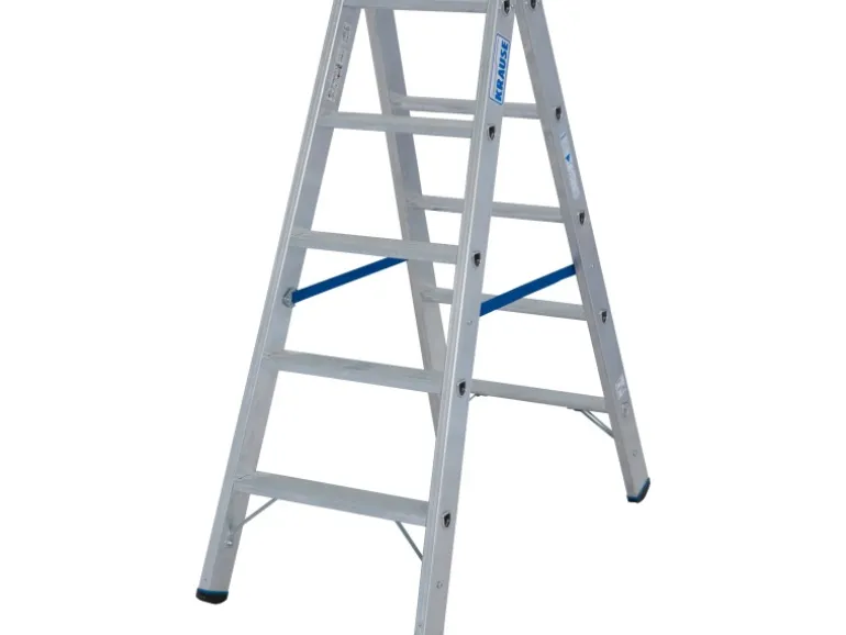 Krause Doppelleiter Stabilo 2 x 5 Stufen 120 cm x 50 cm x 105 cm