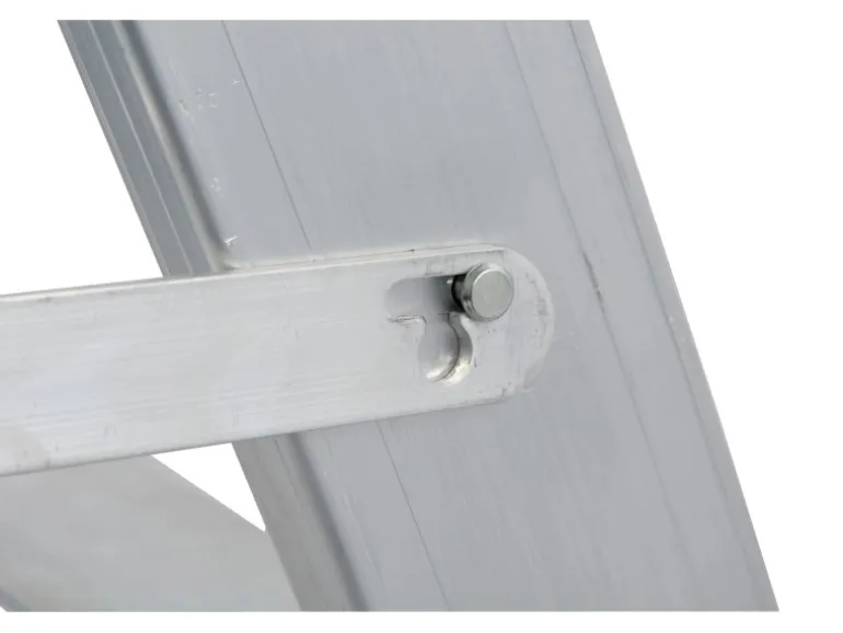 Krause Doppelleiter Stabilo 2 x 10 Stufen Fahrbar 235 cm x 82 cm x 197 cm