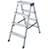 Krause Dopplo Stufen Doppelleiter 2x4 Stufen