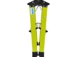 Krause Klapptritt Rolly Fahrbar 2 x 2 Stufen 45 cm x 40 cm x 50 cm Grün