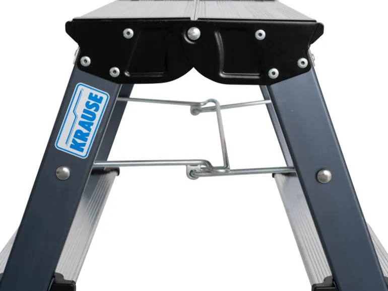 Krause Klapptritt Treppy 2 x 2 Stufen 45 cm x 40 cm x 50 cm Alu