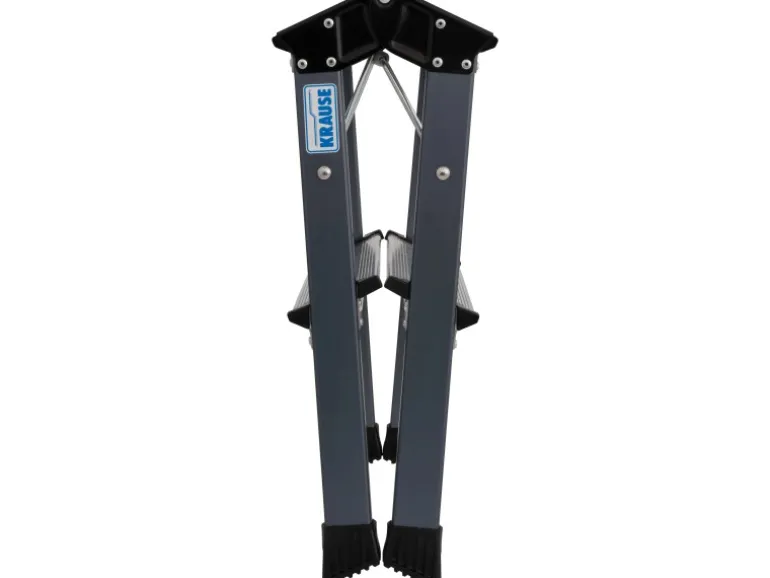 Krause Klapptritt Treppy 2 x 2 Stufen 45 cm x 40 cm x 50 cm Alu