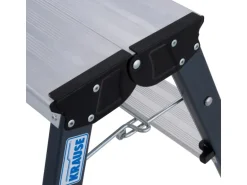 Krause Klapptritt Treppy 2 x 2 Stufen 45 cm x 40 cm x 50 cm Eloxiert
